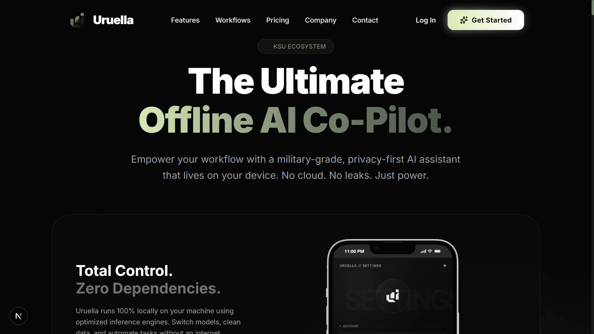 Uruella AI Landing Page